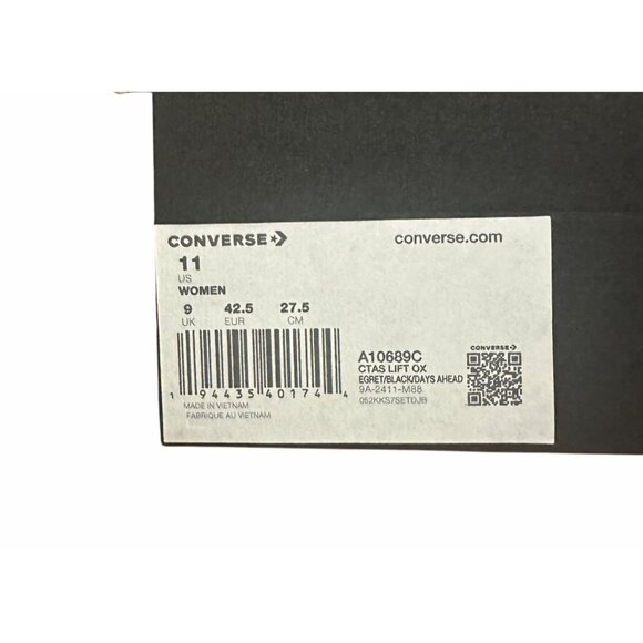 ✨Converse Chuck Taylor Lift Platform Polka Dots 11 Womens Shoes Sneakers A10689C - Picture 9 of 11